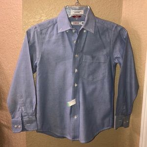 Boys IZOD light blue button down.